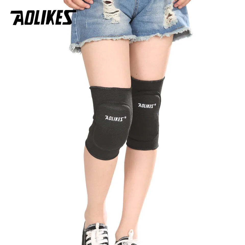 1 Pair Kids Thick Sponge Knee Support Dance Volleyball Tennis Knee Pads Sport Gym Kneepads Children Knee Protection