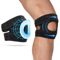 1-Pack Patella Knee Brace Knee Compression Sleeve Support for Women Men Knee Pain Arthritis Pain Workout Knee Guard Knee Pads