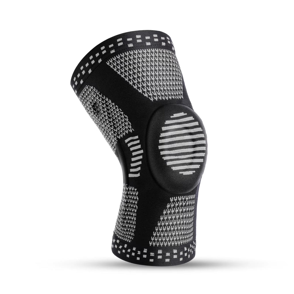 1/2 Piece Compression Knee Sleeve Silicone Protection Support Knee Pain Sport Pads Running Gym Arthritis Knee Workout Sports
