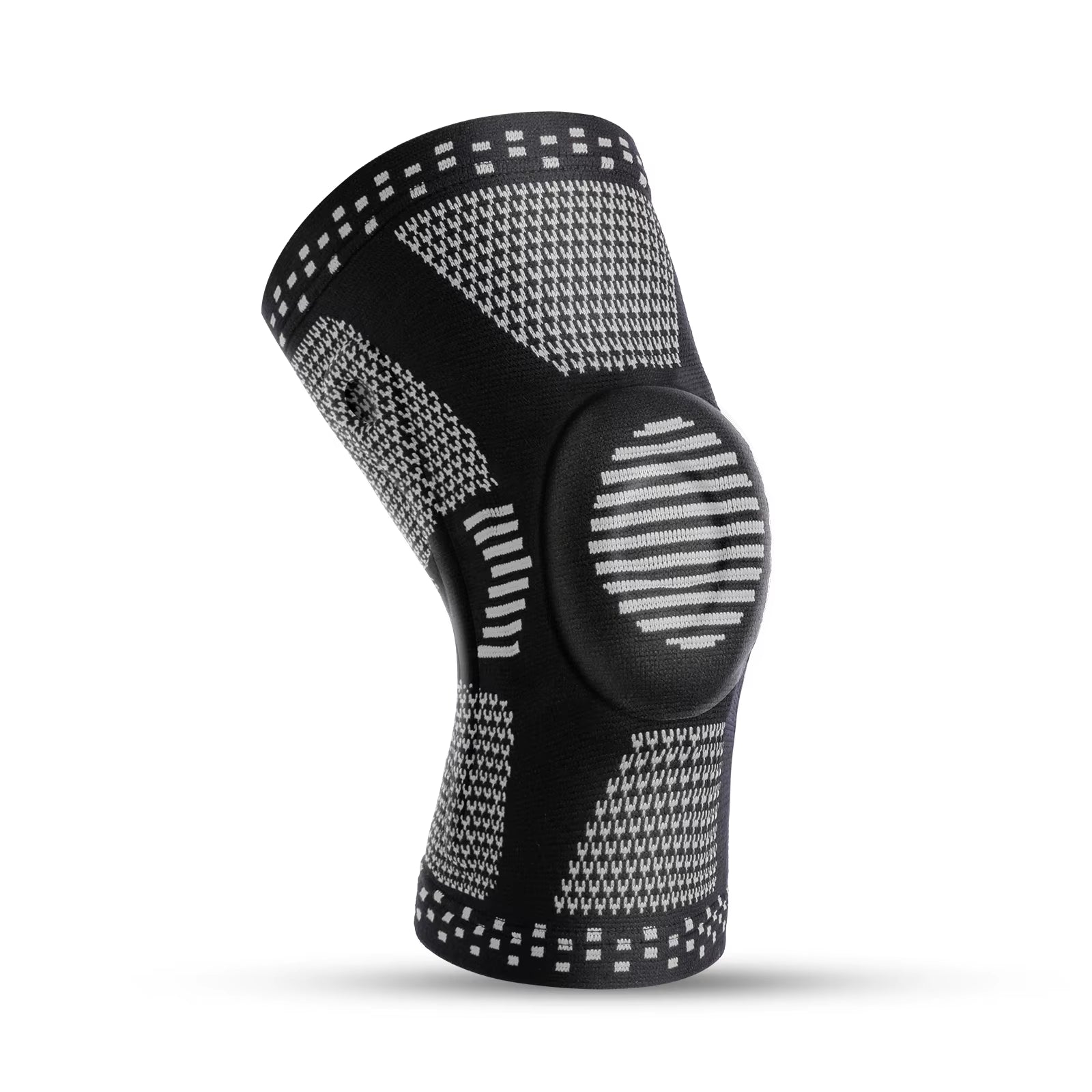1/2 Piece Compression Knee Sleeve Silicone Protection Support Knee Pain Sport Pads Running Gym Arthritis Knee Workout Sports