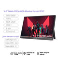 16.1" 144Hz 100% Srgb 1080P FHD Portable Gaming Monitor HDR External Second Screen for Switch, Xbox,Ps5,Laptop,Pc,Z1Fc